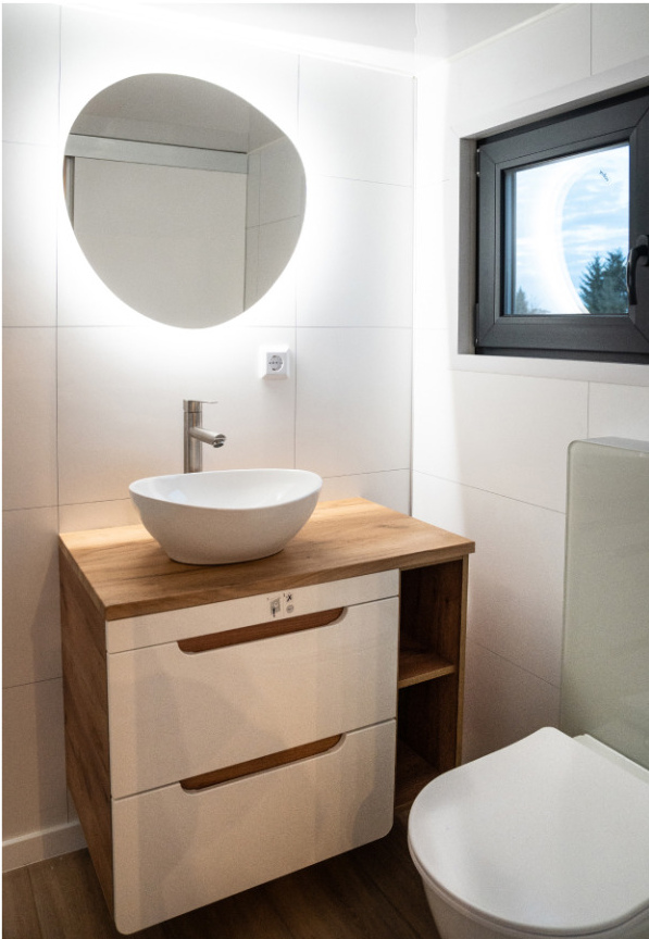 Badezimmer mit FIBO Matte Farbkollektion